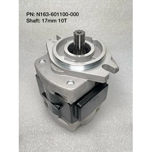 Pompa Hidrolik Gear Pump Commercial N163-601100-000 Shaft 17mm 10T untuk Forklift dan Hydraulic System
