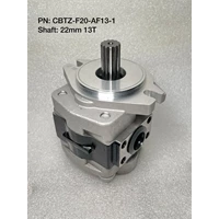 Pompa Hidrolik Gear Pump CBTZ-F20-AF13-1 Shaft 22mm 13T untuk Forklift Loader dan Hydraulic System
