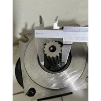 Pompa Hidrolik Gear Pump PN 7049219007 untuk Alat Berat Forklift dan Mesin Industri
