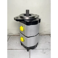 Pompa Hidrolik Tandem Gear Pump 3339122063 Aluminium Body Heavy Duty untuk Sistem Hidrolik Industri